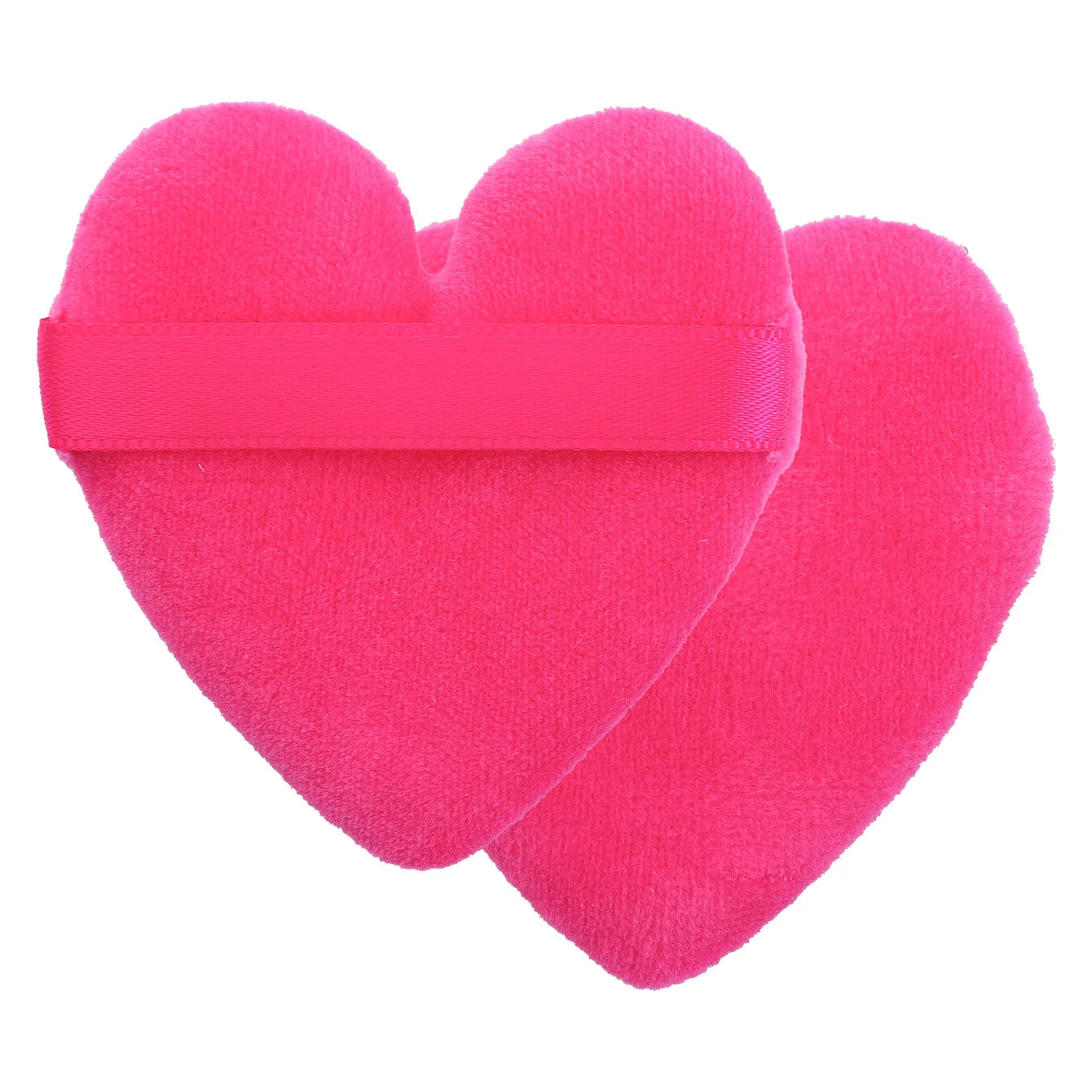 30/50PCS Heart Shape Velvet Powder Puff Makeup Sponges Blender Foundation Cosmetic Sponges Soft Make Up Tools For Woman Cushion