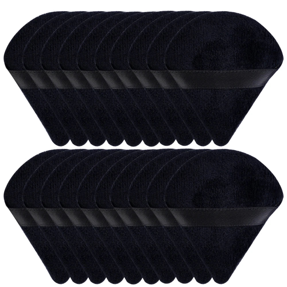 30/50PCS Heart Shape Velvet Powder Puff Makeup Sponges Blender Foundation Cosmetic Sponges Soft Make Up Tools For Woman Cushion