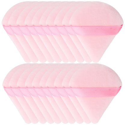 30/50PCS Heart Shape Velvet Powder Puff Makeup Sponges Blender Foundation Cosmetic Sponges Soft Make Up Tools For Woman Cushion