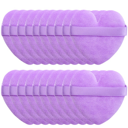30/50PCS Heart Shape Velvet Powder Puff Makeup Sponges Blender Foundation Cosmetic Sponges Soft Make Up Tools For Woman Cushion